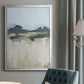 Brushstroke Badlands II - Modern Framed Canvas Print