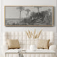 On the Coast of Florida - Floater Framed Canvas Print