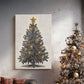 Pearled Evergreen at Midnight - Canvas Art Print