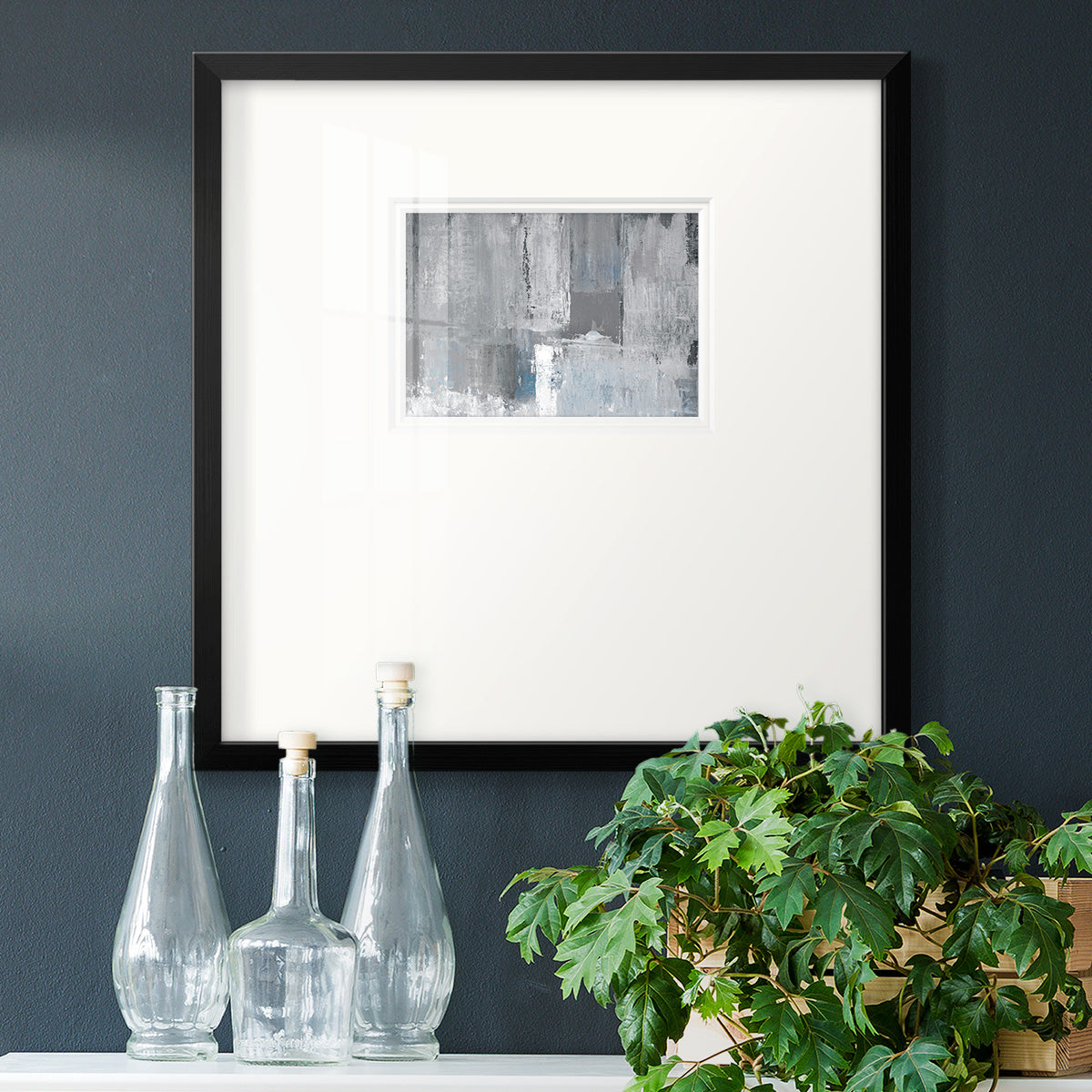 Tranquil Blues Premium Framed Print Double Matboard