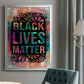 Graffiti Black Lives Matter - Modern Framed Canvas Print