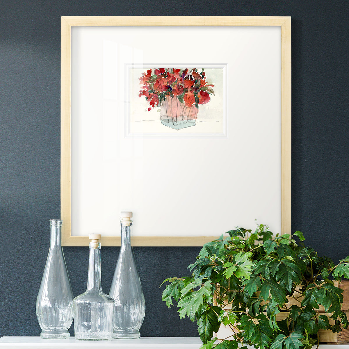 The Small Bunch II Premium Framed Print Double Matboard