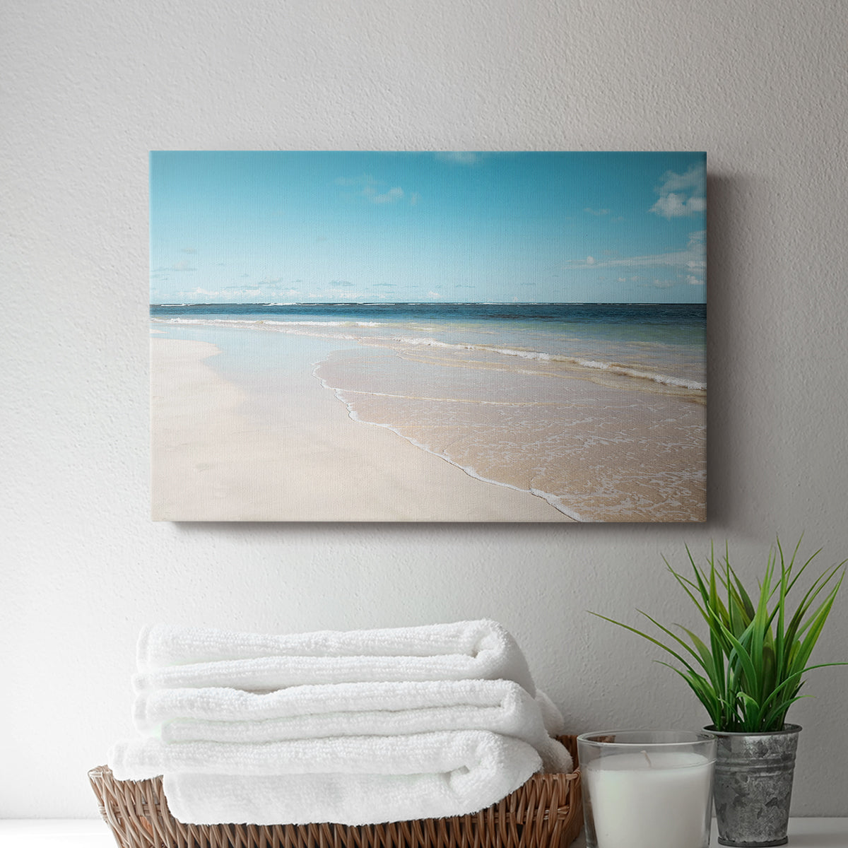 Sugar Sand Beach - Canvas Art Print