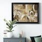 Neutral Motion - Modern Framed Canvas Print