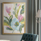Floral Breeze Fresco  II - Modern Framed Canvas Print