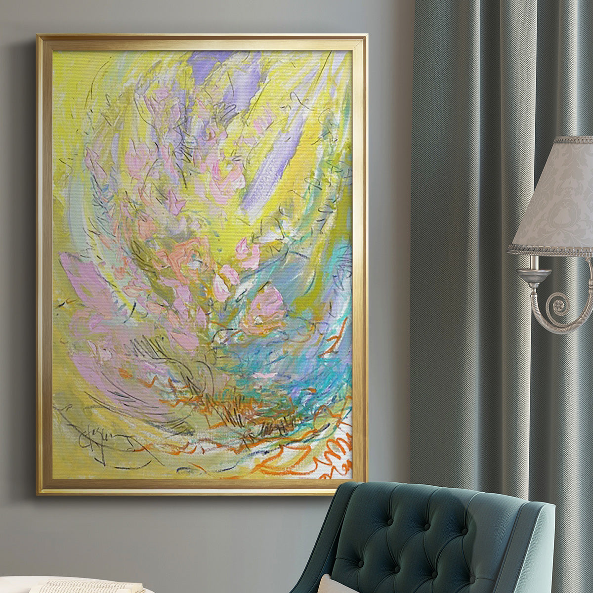 Approaching Equinox - Modern Framed Canvas Print