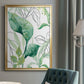 Tropical Palm Chorus I - Modern Framed Canvas Print