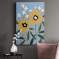 Woodblock Floral II Premium Gallery Wrapped Canvas - Ready to Hang