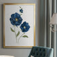 Blue Poppies - Modern Framed Canvas Print
