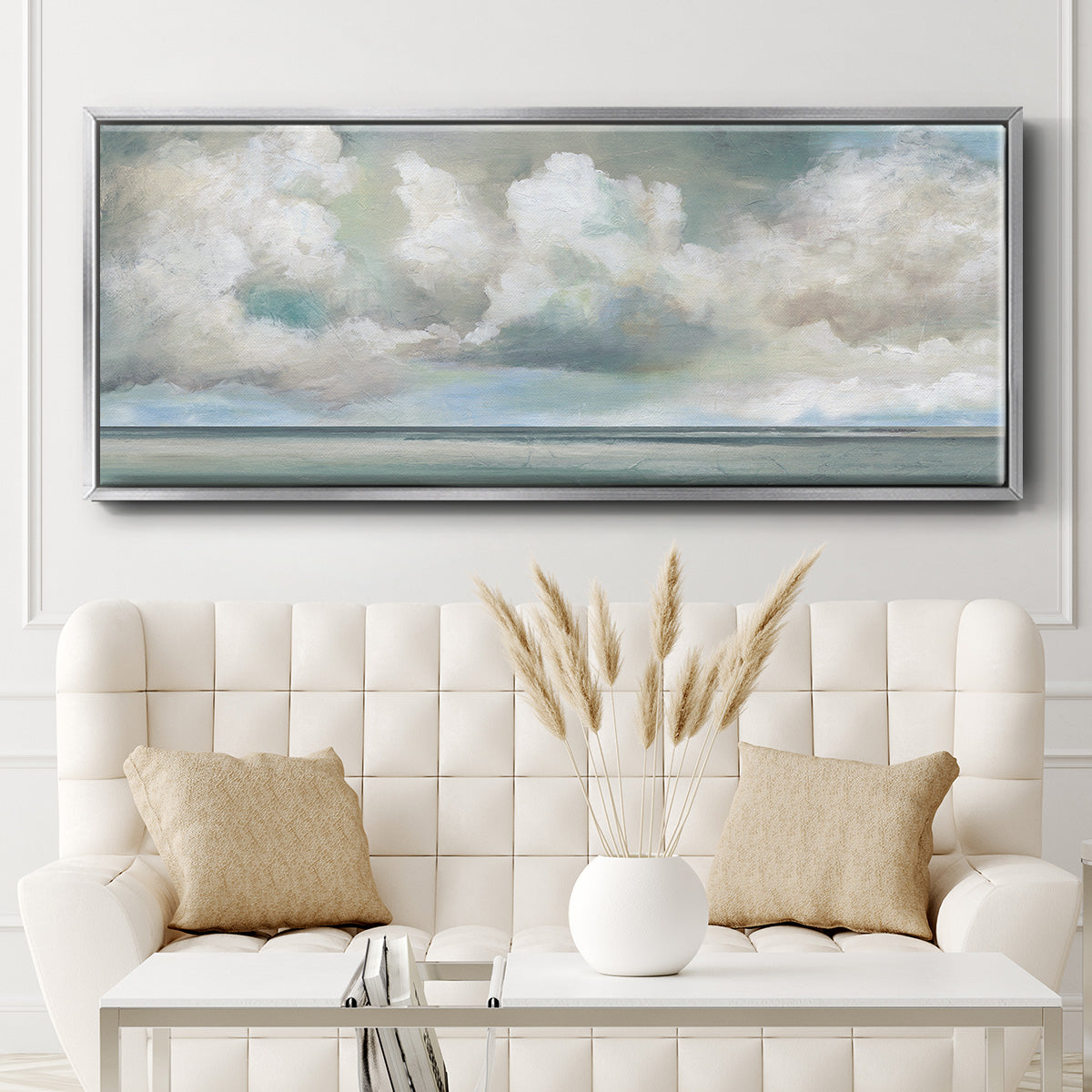 Cloudscape Vista I - Floater Framed Canvas Print
