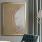 Silver Lake III - Modern Framed Canvas Print