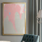 Blushing Abstract IV - Modern Framed Canvas Print