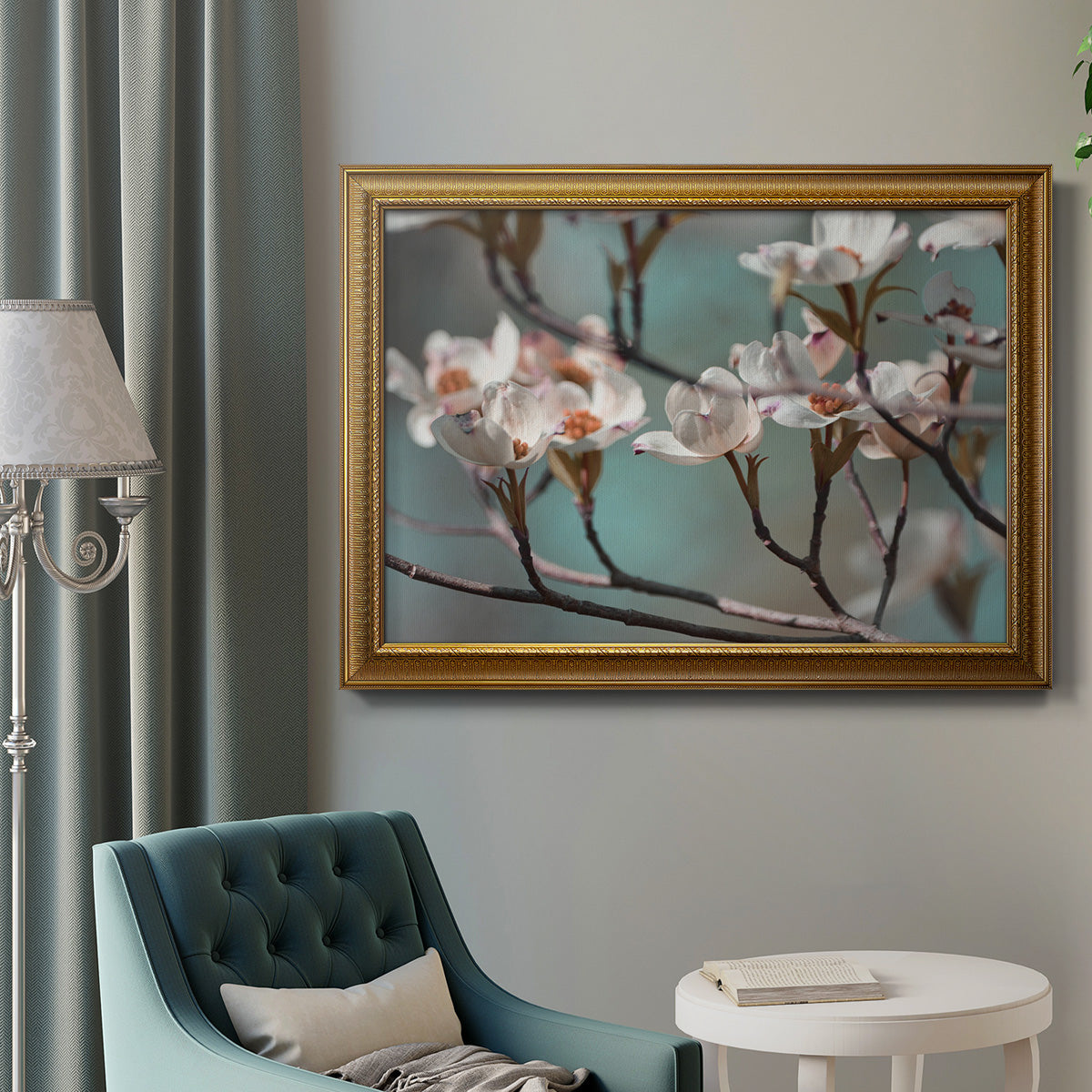 Dogwood Spring IV Premium Framed Canvas- Ready to Hang