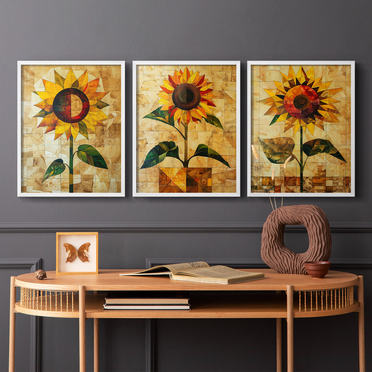 Floral Study Series CLVIII - Restickable Framed Art Set