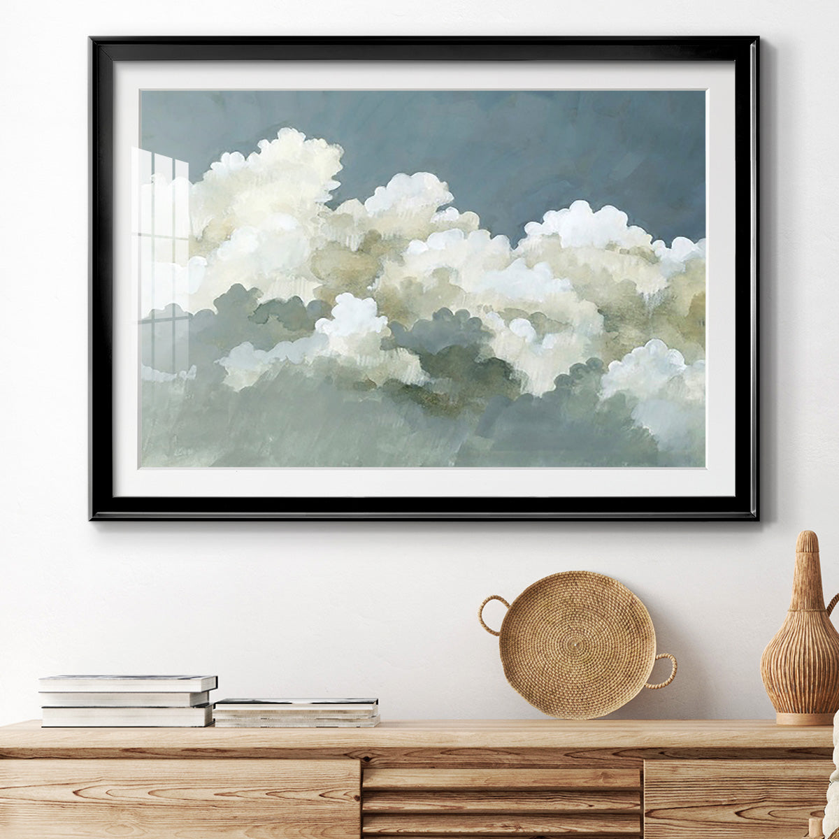 Big Clouds III - Modern Framed Art Print