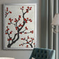 Red Berry Branch I - Modern Framed Canvas Print