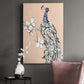 Peacock in Gold III Premium Gallery Wrapped Canvas - Ready to Hang