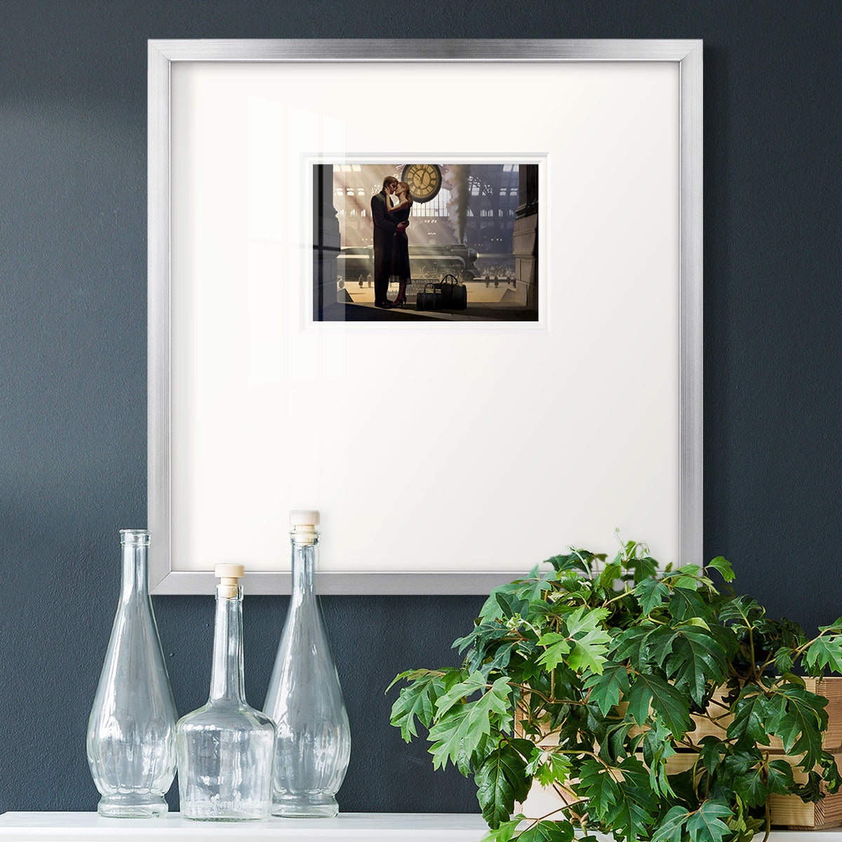 Au Revoir Premium Framed Print Double Matboard