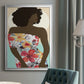 You Go Woman II - Modern Framed Canvas Print