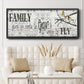 Family Gives Us - Floater Framed Canvas Print