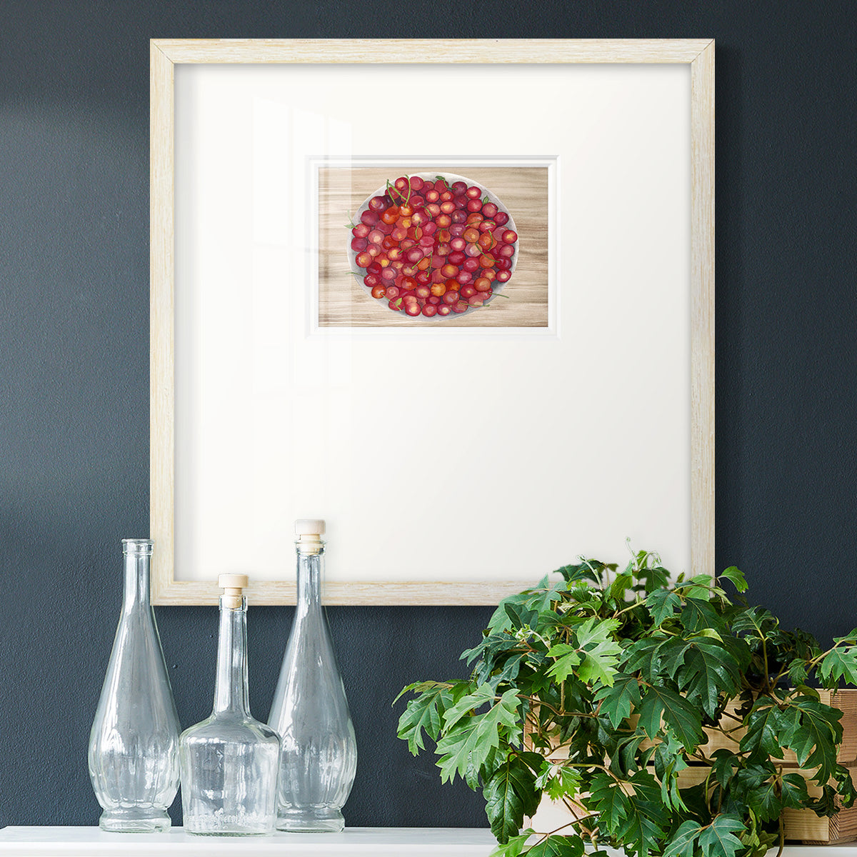 Bowls of Fruit IV Premium Framed Print Double Matboard