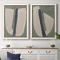 Paper Slice III - Premium Framed Canvas 2 Piece Set - Ready to Hang