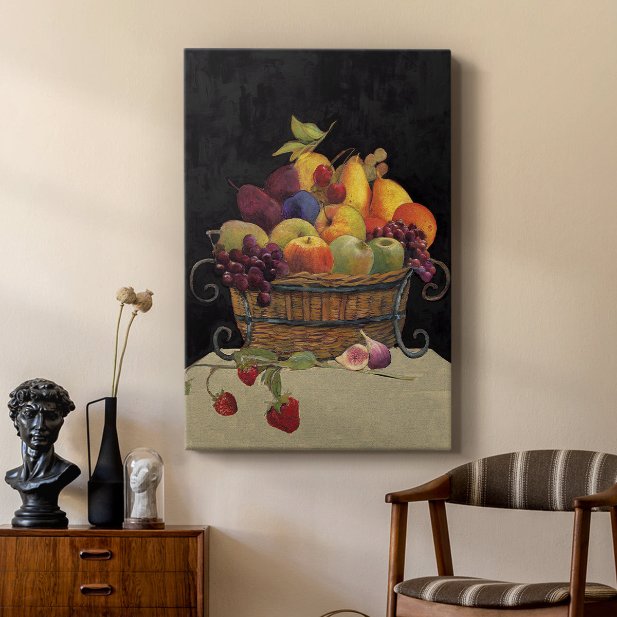 Fruit Basket I Revisit - Canvas Art Print