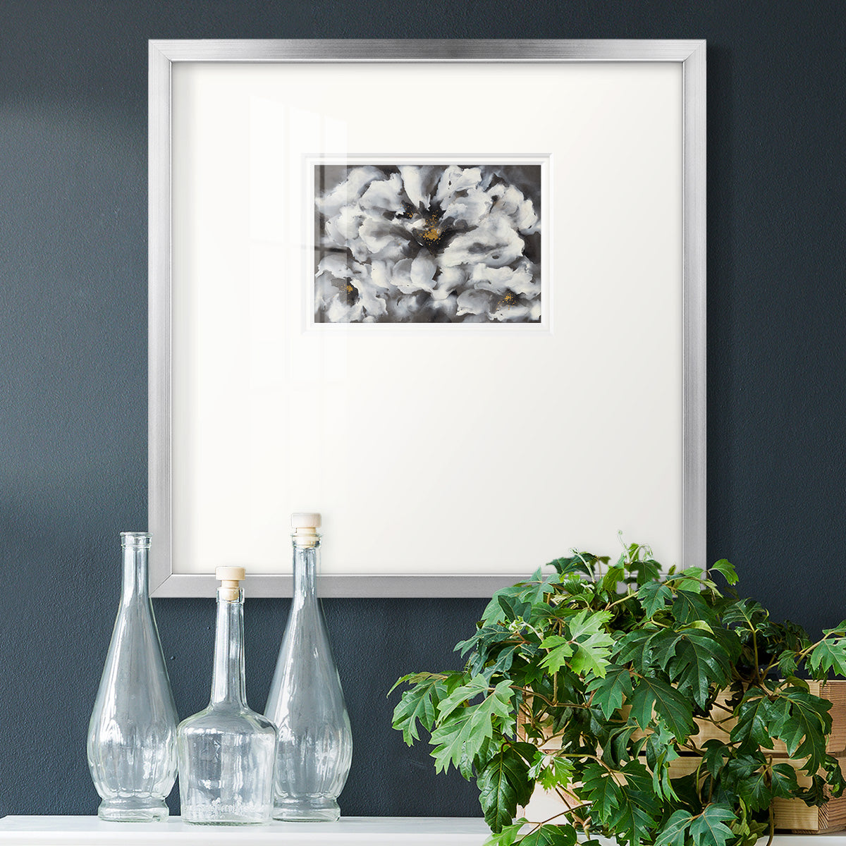 Peonia Premium Framed Print Double Matboard