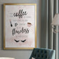 May Your Coffee Be Strong - Modern Framed Canvas Print