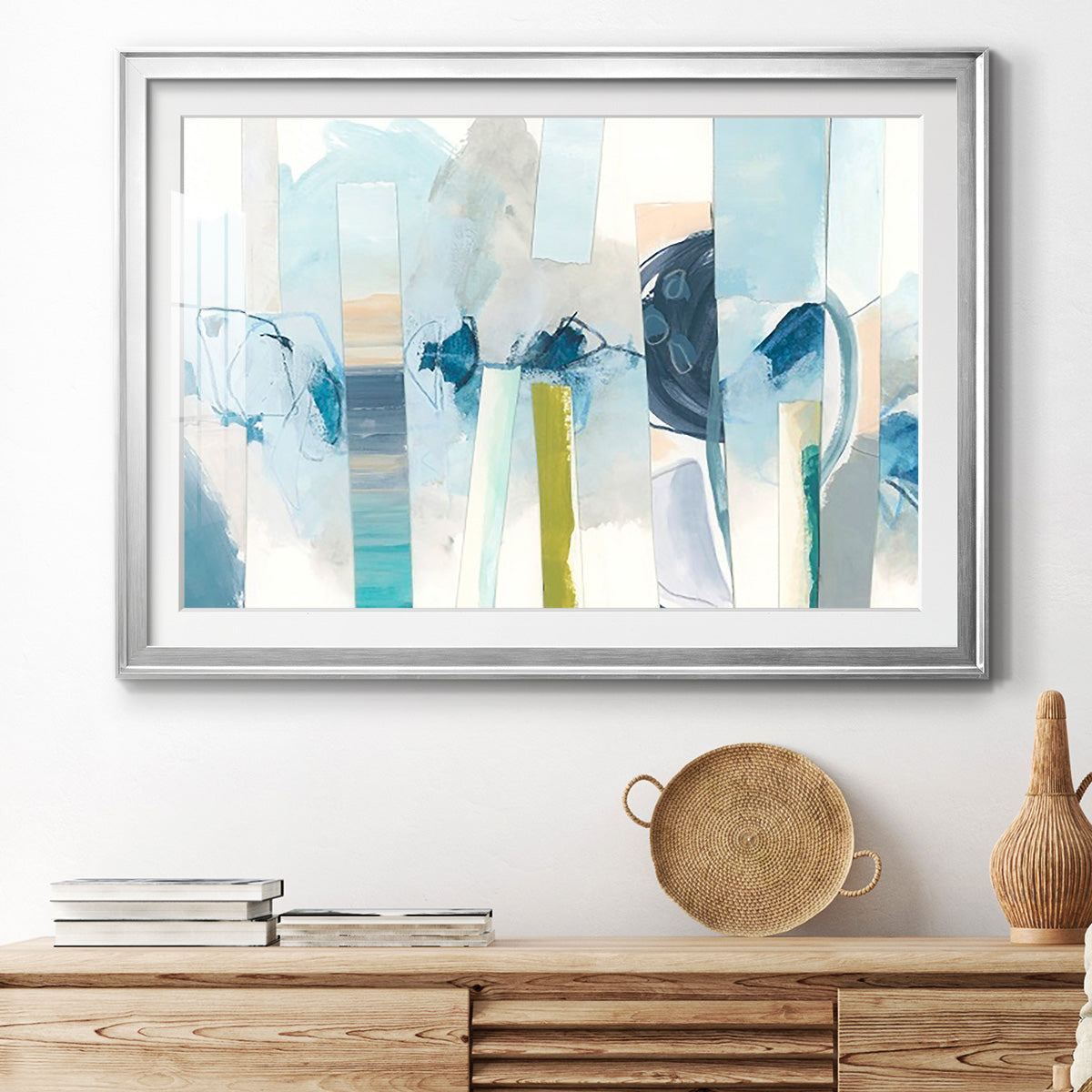 Liquid Strata I Premium Framed Print - Ready to Hang