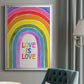 Love Loudly Collection B - Modern Framed Canvas Print