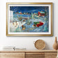 Warm Holiday Memories - Modern Framed Art Print