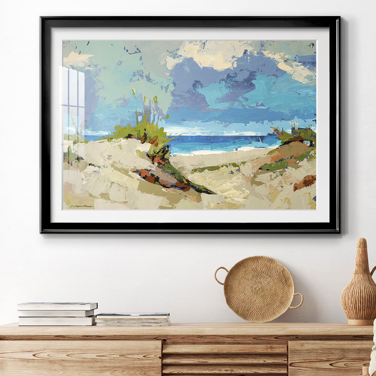 Dunes II Premium Framed Print - Ready to Hang