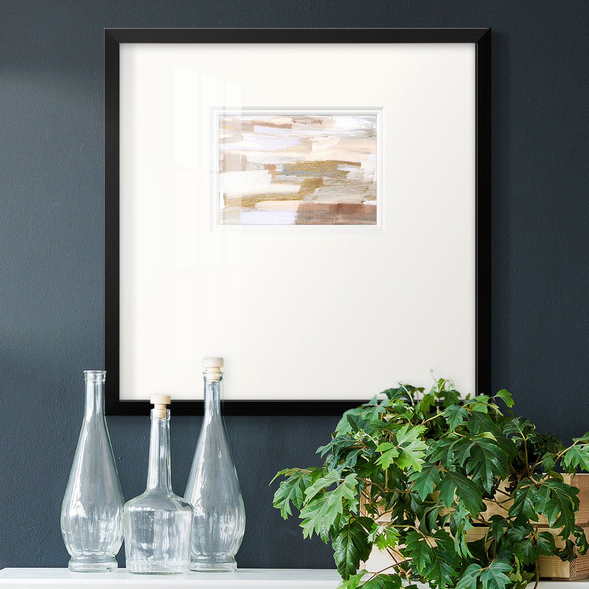 Gold Quartz II Premium Framed Print Double Matboard