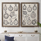 Pocket Watch Sketches I - Premium Framed Canvas 2 Piece Set - Ready to Hang