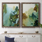 Water and Earth I - Premium Framed Canvas 2 Piece Set - Ready to Hang