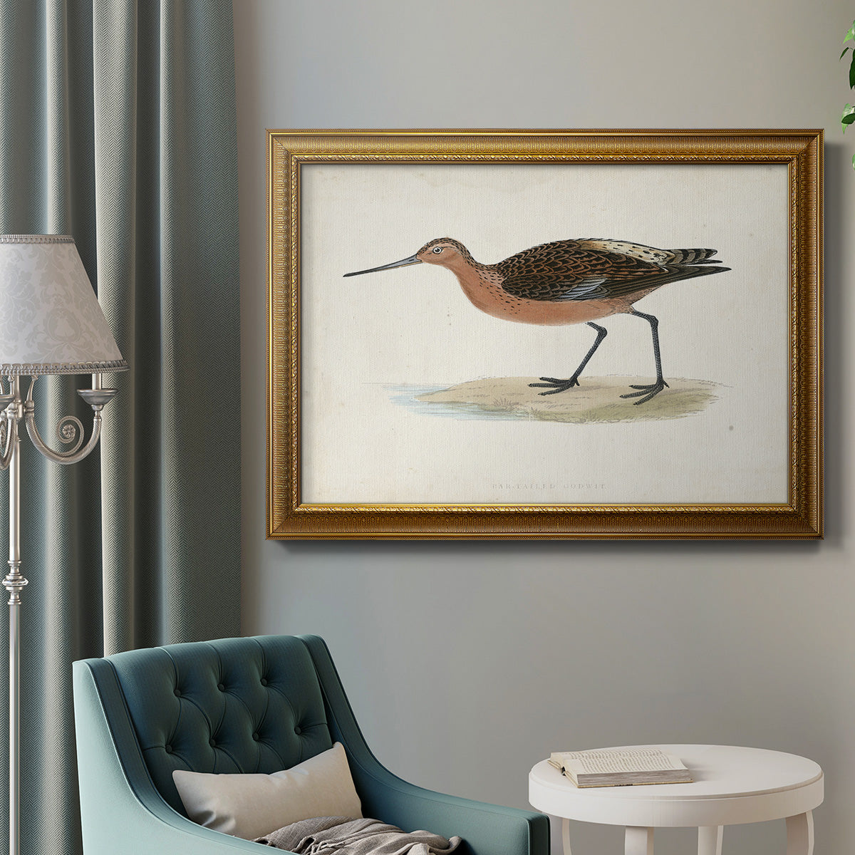 Morris Sandpipers II Premium Framed Canvas- Ready to Hang