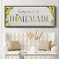 Homemade Lemons - Floater Framed Canvas Print