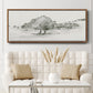Scenic Scribble II - Floater Framed Canvas Print