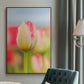 Twotone Tulip - Framed Premium Gallery Wrapped Canvas L Frame - Ready to Hang