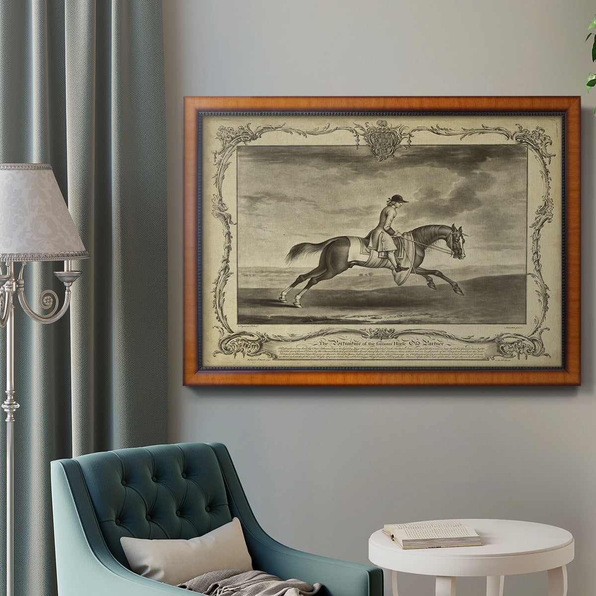 Distinguished Horses I Premium Framed Canvas- Ready to Hang