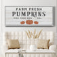 Farm Fresh Pumpkins - Floater Framed Canvas Print