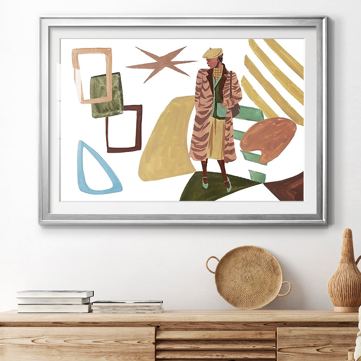 Vintage Vibes I Premium Framed Print - Ready to Hang