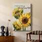 Fresh Picked Sunflowers - Canvas Art Print