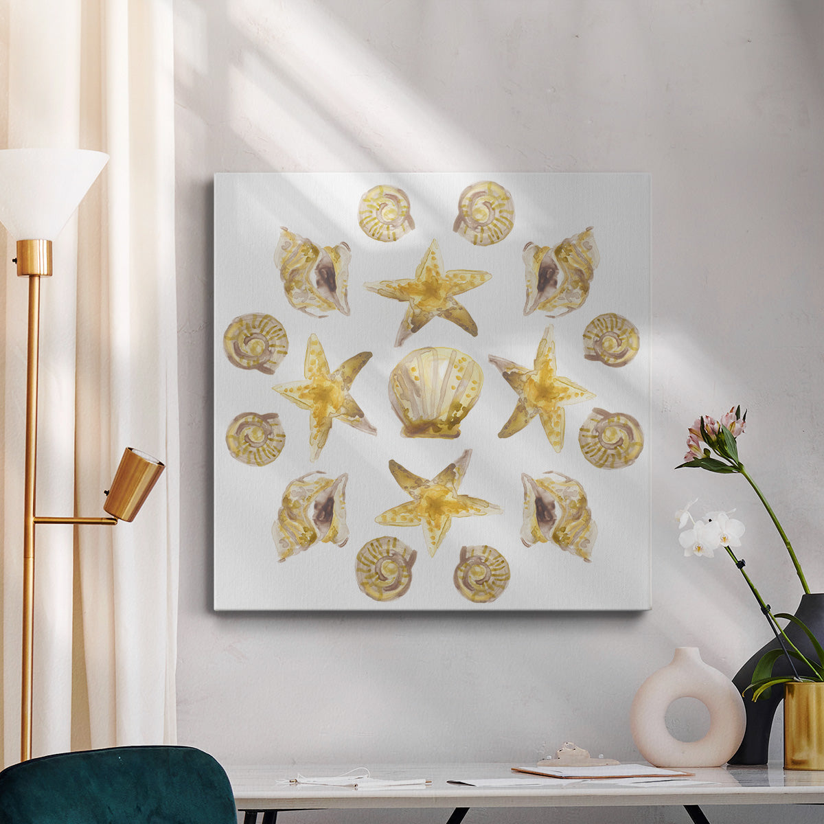 Seaside Kaleidoscope I - Canvas Art Print
