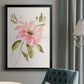One Pink Bloom I - Modern Framed Canvas Print