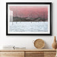 Sunset Snowfall I Premium Framed Print - Ready to Hang