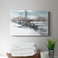 Winter Stream Watercolor II - Canvas Art Print