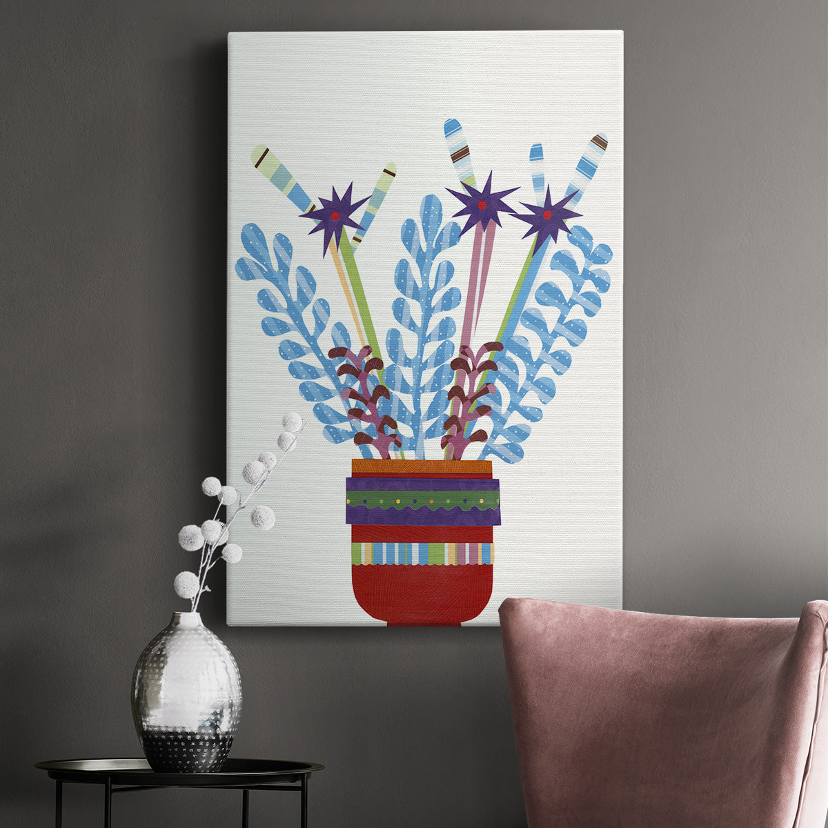 Cheerful Succulent IV - Canvas Art Print