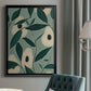 Monochrome Avocados - Modern Framed Canvas Print